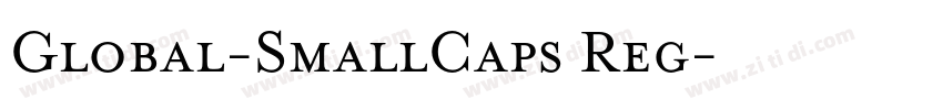 Global-SmallCaps Reg字体转换
